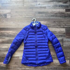 lululemon athletica Vibrant Blue Puffer Jacket